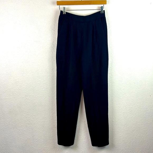 St. John Pants - Perfect ST. JOHN Basics Santana Knit Navy Trouser Pants 4